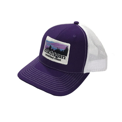 Trucker Hat Landscape Purple