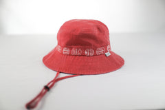 Logo Chinstrap bucket hat