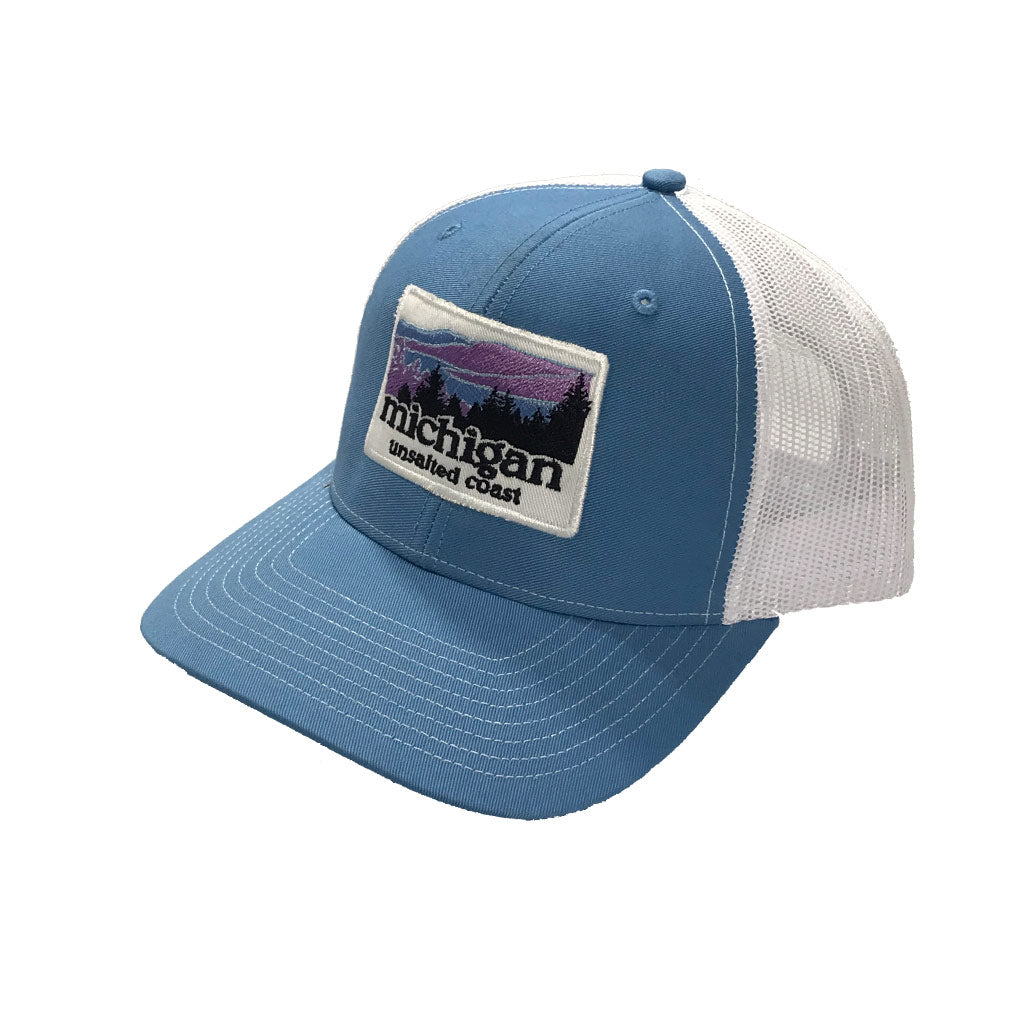 Trucker Hat Landscape Columbia Blue – Unsalted Coast